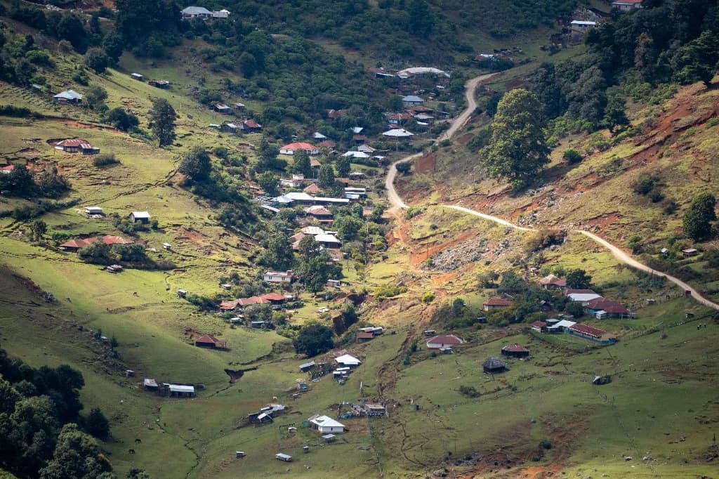 Highland townscape in Huehuetenango